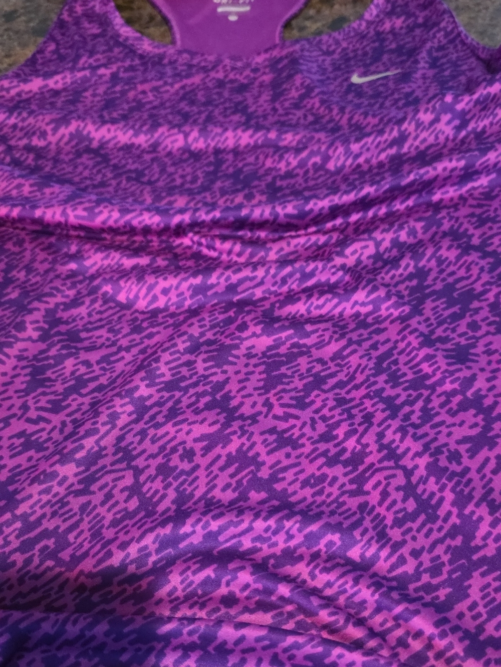 Nike Purple Dri-FIT Racerback Running Tank - Picture 4 of 6